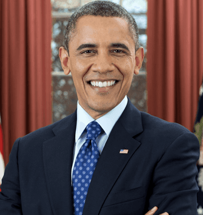 Portrait of President Barack Obama