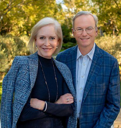 Portrait of Eric & Wendy Schmidt