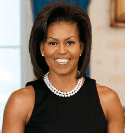 Portrait of Michelle Obama